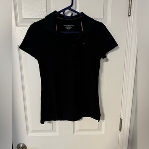 Tommy Hilfiger Women’s Black Polo in size small